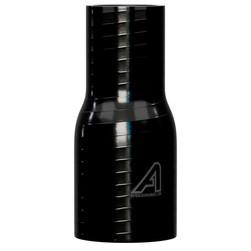 Black silicone hose - black,