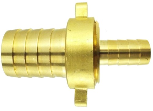 Brass swivel hose barb - brass,