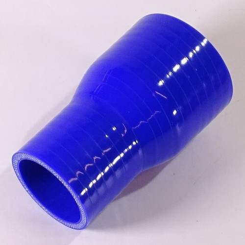 Blue silicone hose straight - blue,