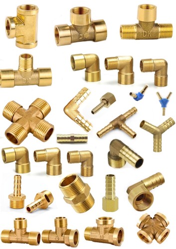 Brass pipe tee elbow reducer - elbow,