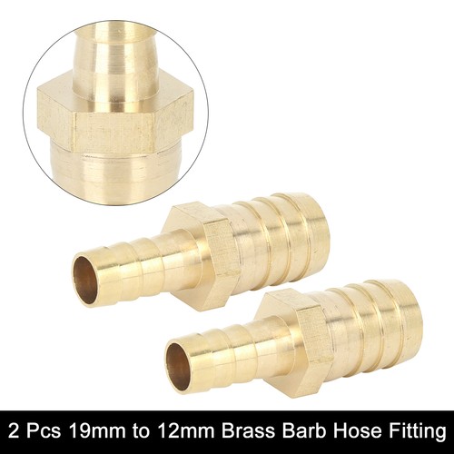 Pcs 19mm 12mm brass barb - 12mm,